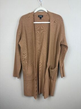 Express Open Front Cardigan with Pockets - Size Medium